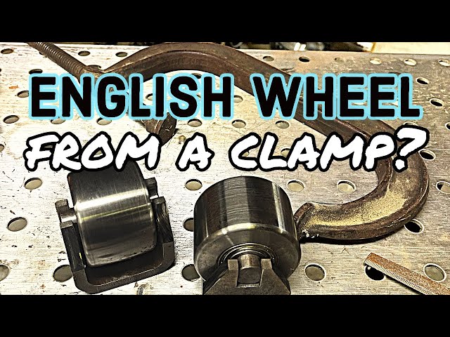 Making a Mini English Wheel from a Clamp - sheet metal fabrication tool