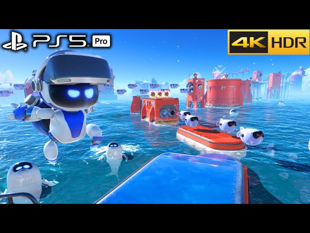 Astro Bot PS5 Pro - New Tick-Tock Shock Level and Special Bot! 4K HDR Gameplay Walkthrough