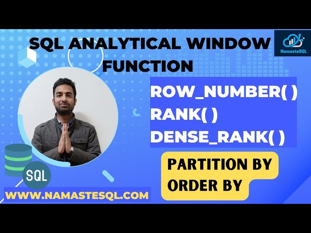 RANK, DENSE_RANK, ROW_NUMBER SQL Analytical Functions Simplified