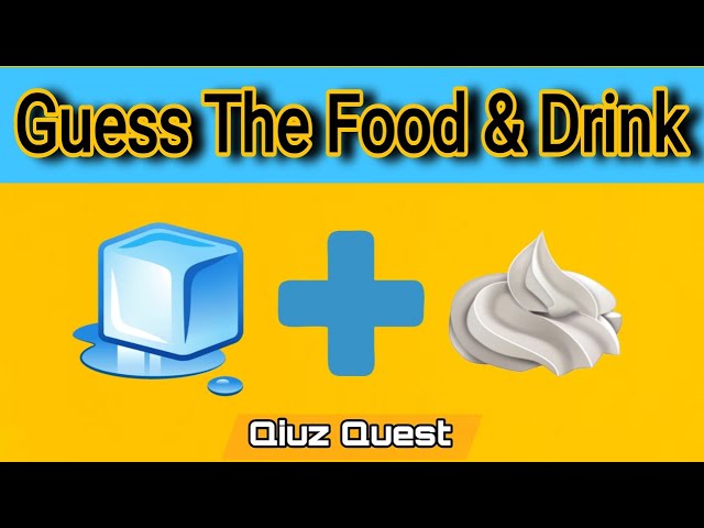 "Guess the Food and Drink Challenge: Emoji Edition!"