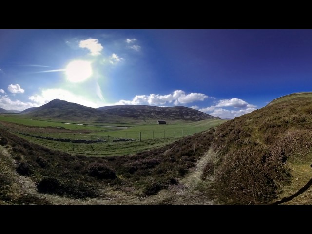 Scottish Highlands Landscape - 360 Video [Royalty Free Stock Footage] $350 [4K VR Stereoscopic 3D]