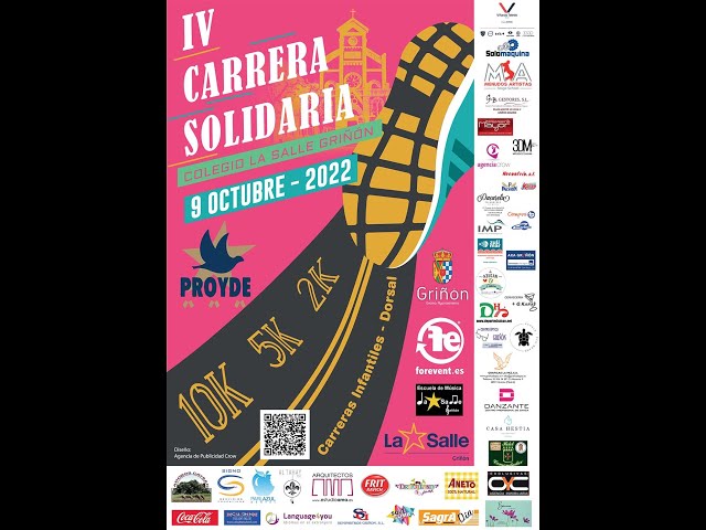 Motivación para la IV Carrera solidaria de PROYDE de La Salle Grinón.