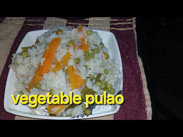 vegetable pulao recipe