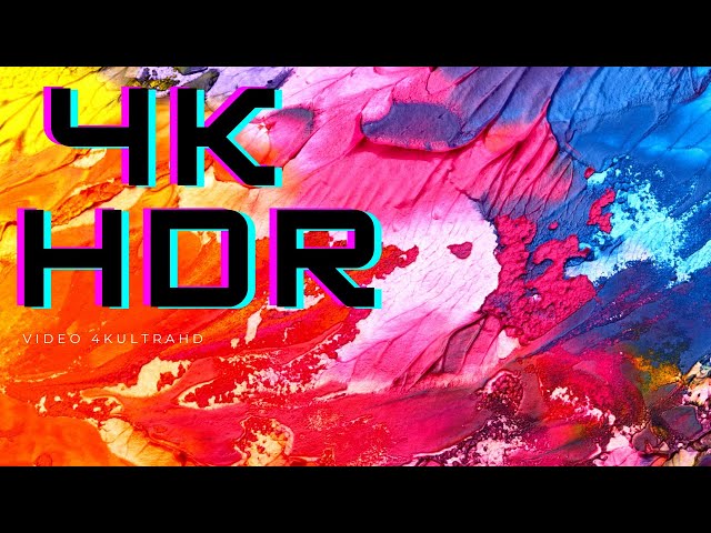 Colorful 4K HDR 60FPS 4K UltraHD Video Music 8