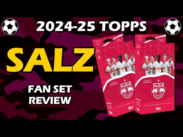 2024-25 Topps Salzburg Fan Set Soccer Box Review