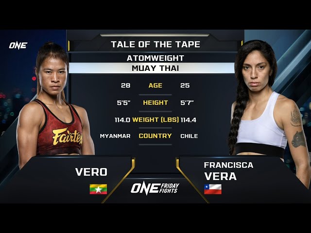 Vero vs. Francisca Vera | EPIC Muay Thai Battle | Full Fight