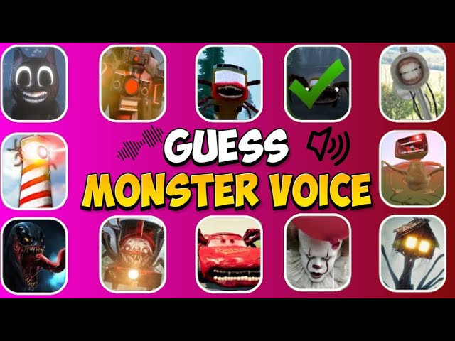 Guess MONSTER’S VOICE - Eat Monsters | Coffin Meme