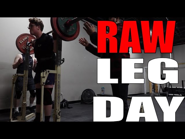 RAW LEG DAY | Volume Squats