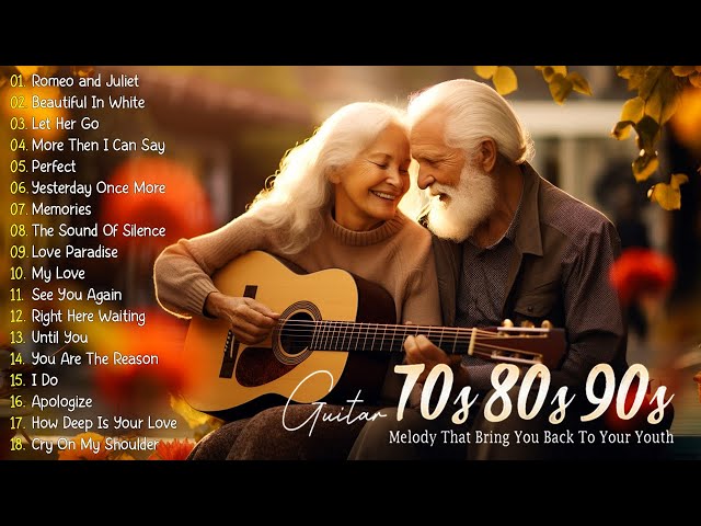 The Best Love Songs 70'S 80'S 90'S - TOP 50 INSPIRING ROMANTIC GUITAR MUSIC