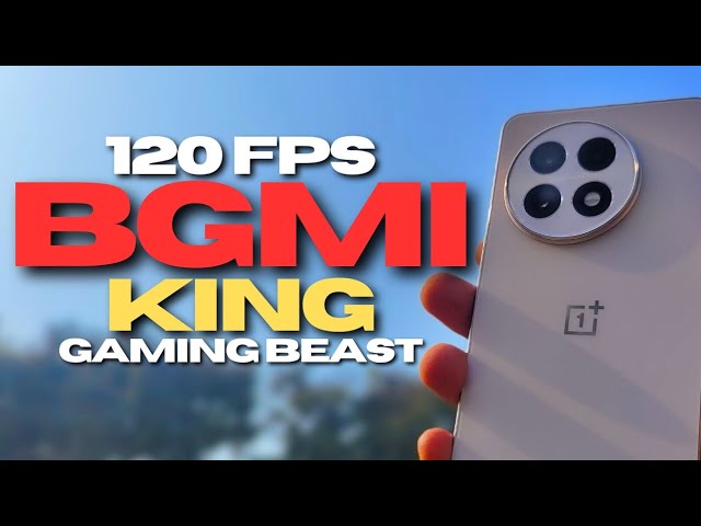 "OnePlus 13R BGMI 120FPS Gaming Test 🔥 | FPS Meter, Heating & Battery Drain Analysis!"