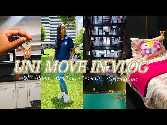 UNI MOVE IN VLOG || Res + Room Tour | Groceries | University of Pretoria