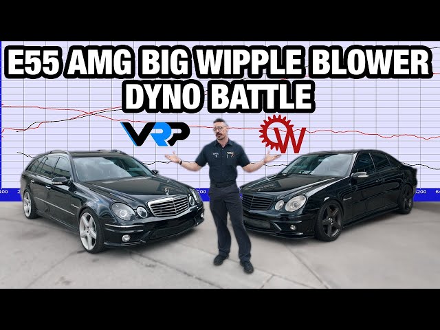 E55 AMG VRP vs Weistec Whipple PT2 - DYNO TUNE BATTLE! Same Blower, Very Different Results