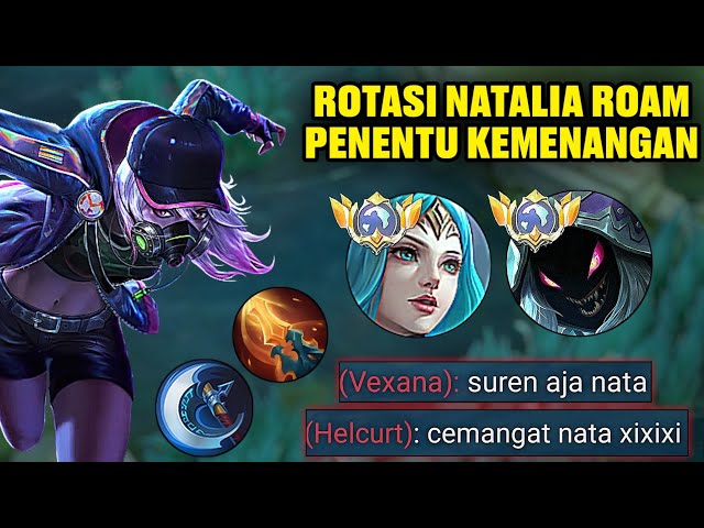 HOW TO PLAY NATALIA ROAM TO CARRY THE TEAM AGAINST META HEROES - MOBILE LEGENDS