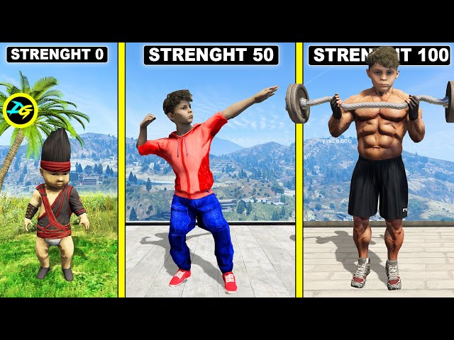 Upgrading INTO STRONGEST KID OF LOS SANTOS in GTA 5