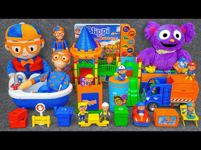 90 Minutes Satisfying with Unboxing Cute Blippi Amusement Park Toys Collection ASMR | Review Toys