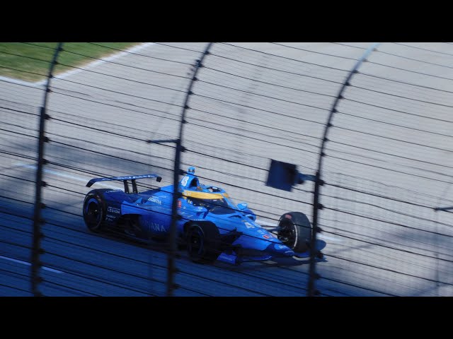 Saturday IndyCar practice and qualifying highlights at TMS from grandstands