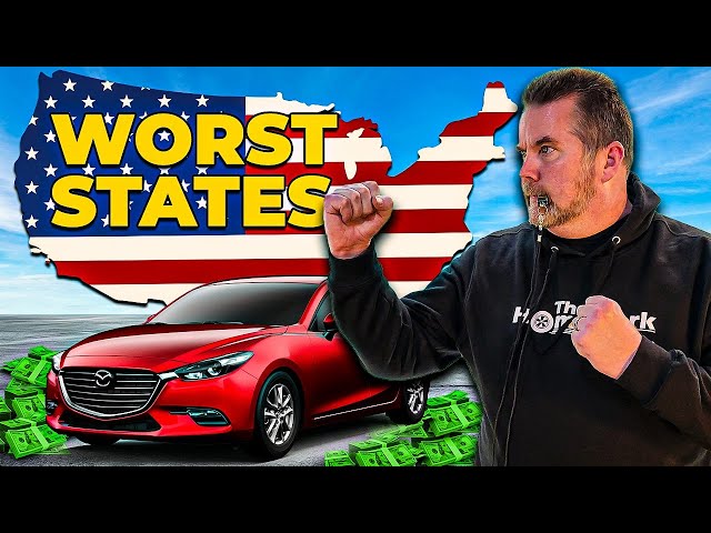 BUYER BEWARE - WORST STATES to BUY a CAR in 2025: Kevin Hunter The Homework Guy