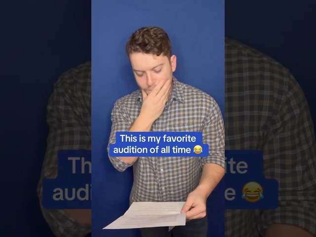 This is my favorite audition of all time 😂 #shorts #acting #actor  #audition #funny