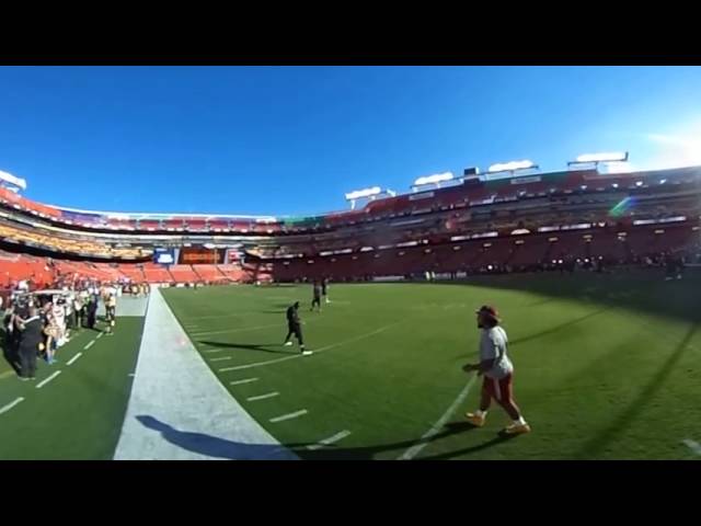 360 inside FedEx field before Redskins MNF