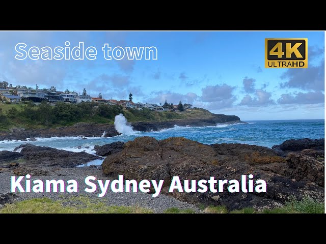 Walk Kiama, Australia, near Sydney.Seaside town.