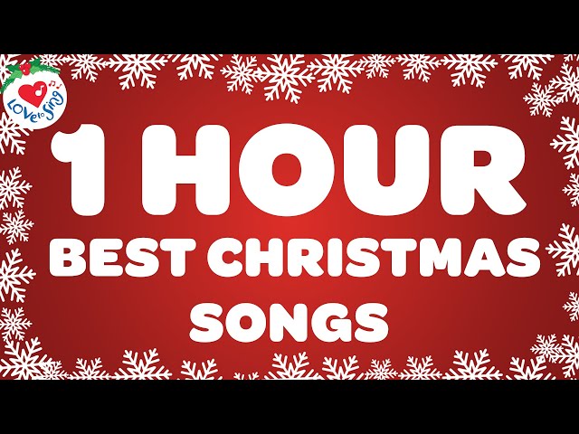 1 Hour Best Christmas Songs Playlist with Lyrics 🎄🎅 Top Christmas Music 2025