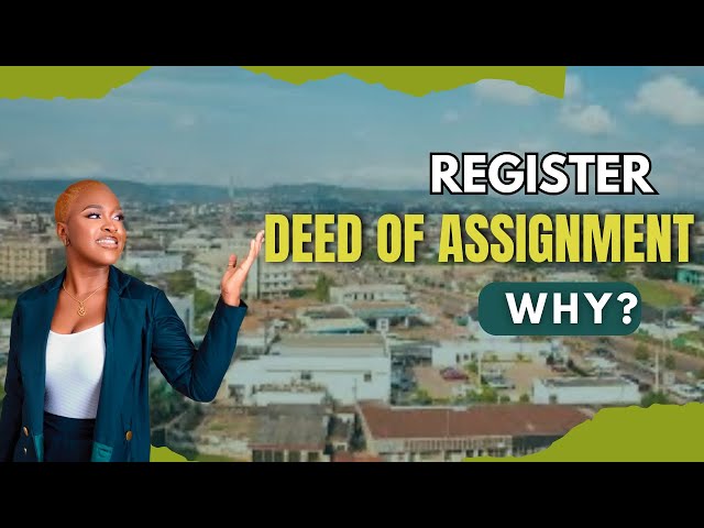 Why You Should Register Your DEED OF ASSIGNMENT After Buying Land In Enugu || Real Estate in ENUGU