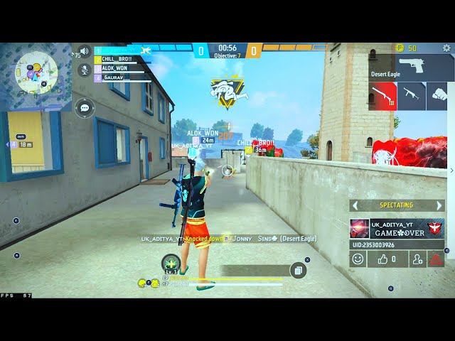 THE DOMINATOR WIN 2ND ROUND FROM TEAM GOAT`S || GARENA FREE FIRE || [4K 60FPS]@MR.MBA GAMERZ