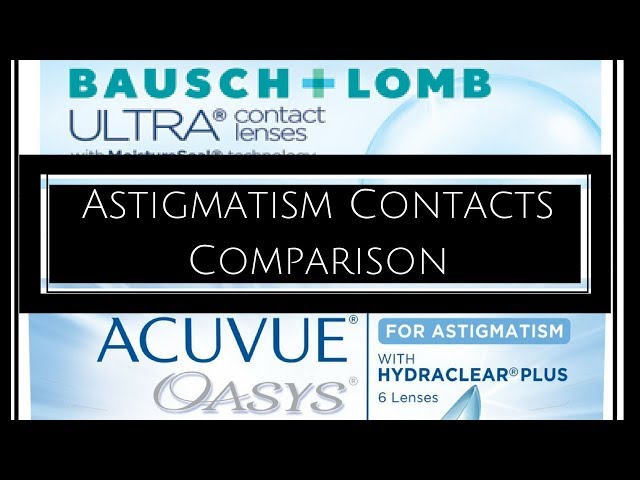 Bausch + Lomb Ultra Astigmatism VS. Acuvue Oasys Astigmatism Comparison | Nancy Hui