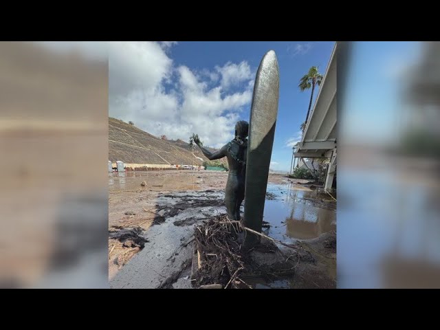 Cleanup efforts underway in Malibu after storm