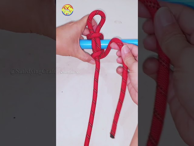 How to tie knot diy at home, rope tip tutorial ep2561