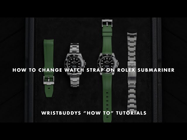 How To Change Watch Strap on Rolex Submariner - Wristbuddys "How-to" Tutorials