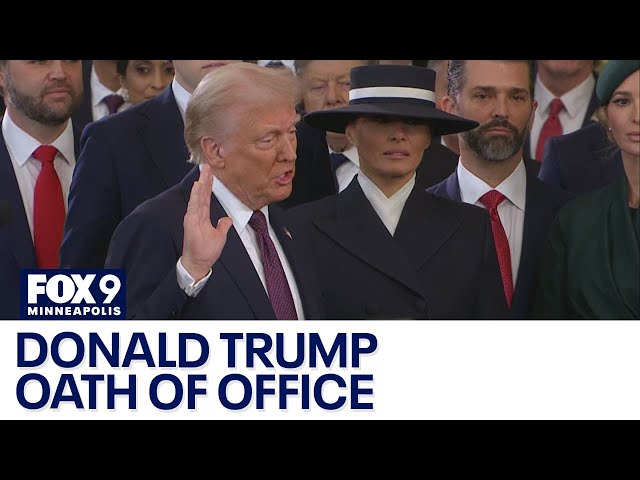 Donald Trump sworn in as the 47th U.S. President