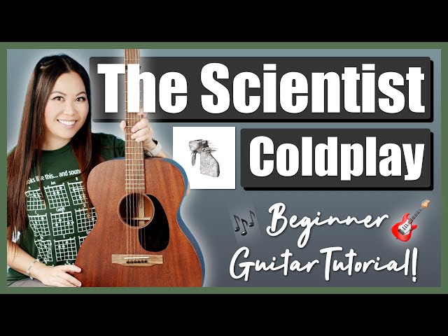 The Scientist Coldplay Beginner Guitar Lesson EASY Tutorial 🎸 Chords, Strumming & Printable Guide! 📝