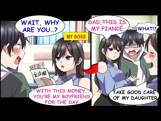 I Started a Rent-A-Boyfriend Side Job, and My Female Boss Showed Up as a Client.[Manga Dub][RomCom]