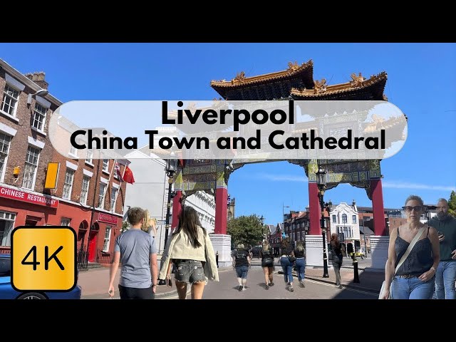 #4kwalkingtour in #liverpool including #chinatown and #liverpoolcathedral. #travelvlog #visitinguk