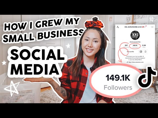 How I Grew + Marketed XXL Scrunchie's Social Media | Promote Your Small Business Online ~150K TikTok