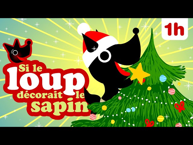 Si bébé loup décorait le sapin de noël 🎄 et une heure de petites comptines pour bébé à la crèche