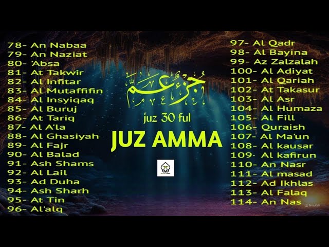 Juz 30 (Juz Amma) جزء عم | Relaxing heart touching soft voice | Best Recitation By Alaa Aqel