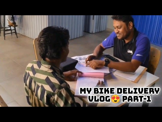 My bike delivery vlog 😍💞 | Part-1 | Supreme Motors | Erode