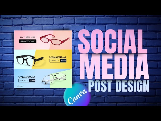 Create a Trendy Sunglasses Post on Canva: Step-by-Step Tutorial