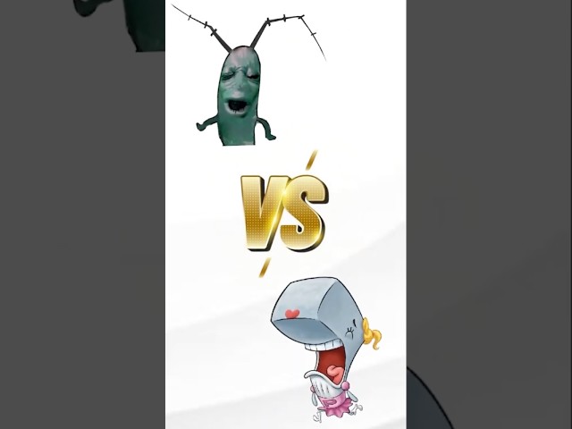 Cursed Plankton VS Pearl Krabs [Spongebob Squarepants] 🆚 [Plankton Meme]