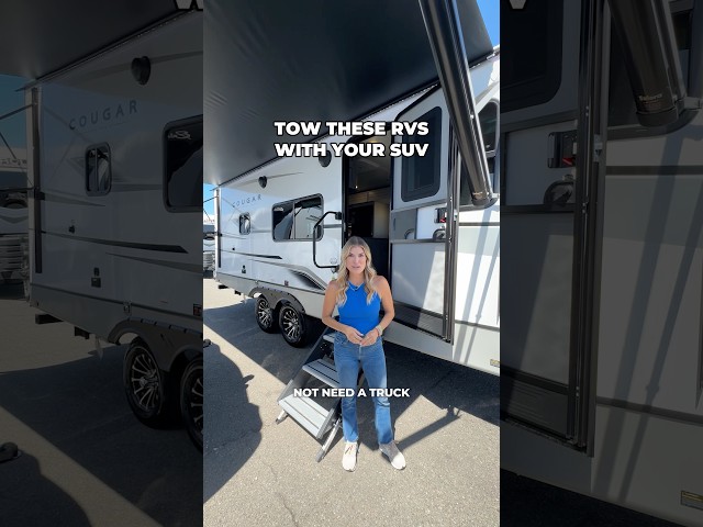 5 SUV Towable RVs #rv #traveltrailer #rvliving #rvlife #rvcamping #rving #rvtravel #suv #towable