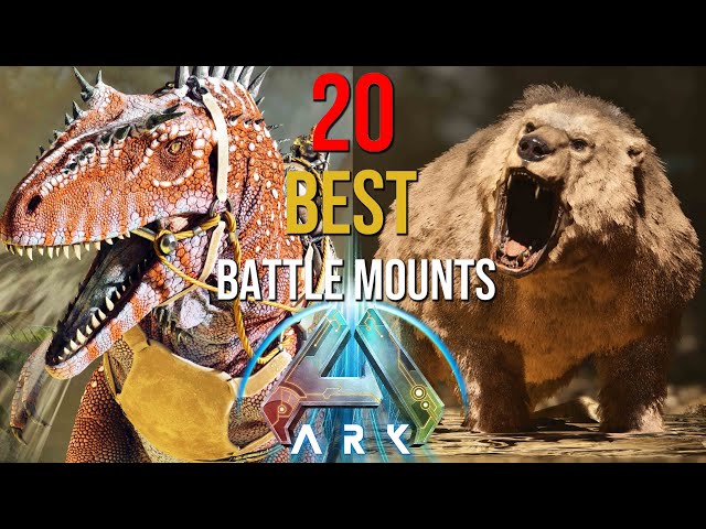 20 BEST Battle Mounts In ARK & Why You NEED To Tame Them!