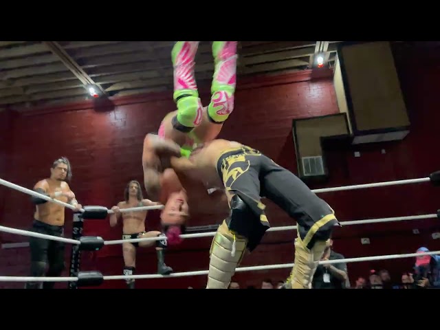 Northern lights suplex by Chris Cruz to KC Navarro