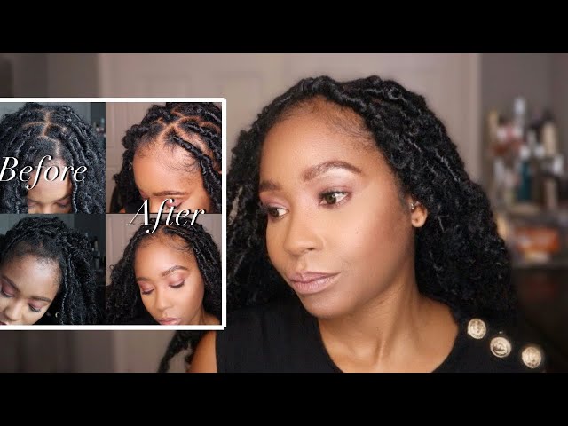 Easy BUTTERFLY Distressed Locs touch up/Maintenance | HOW TO | HawaBunga