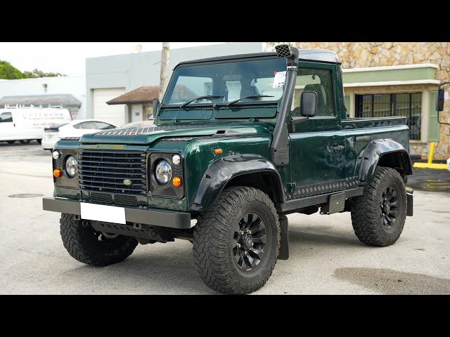 1993 Land Rover Defender 90 Pickup Walk-around Video