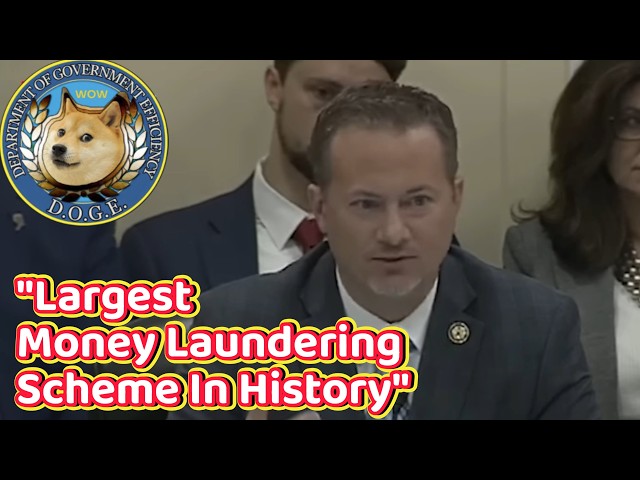 DOGE EXPOSES "Largest Money Laundering Scheme In History" #doge #elonmusk