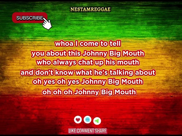 DON CARLOS - JONNY BIG MOUTH..., OFFICIAL VIDEO LYRICS