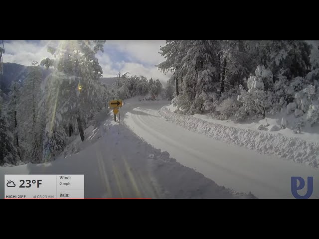 Hwy 243 between Pine Cove and Idyllwild Ca.  Streaming Live from Pine Cove MWD! Elevation 6,070'