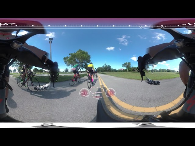 Rosewood Criterium Central Broward Road Race shot in 360 Garmin 092318